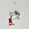 'Christmas Sewing' Sewing Machine - Hanging Decoration
