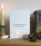 Barn Owl and Full Moon Christmas Card - Image 3