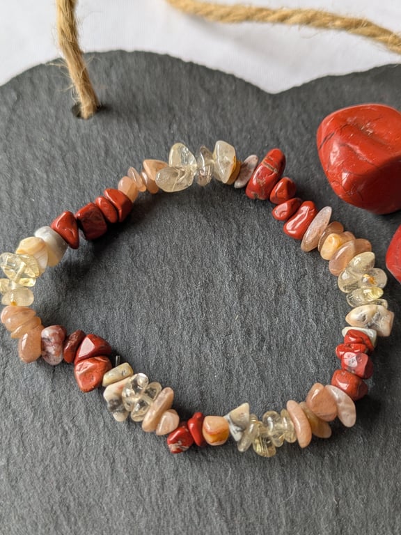 Positive mindset for creatives sunstone bracelet