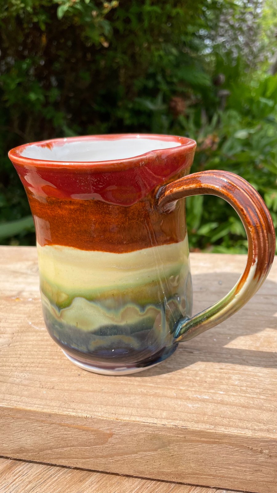 Rainbow Heart MadeWithMud Mug