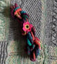 Hand spun art yarn - wool and mohair