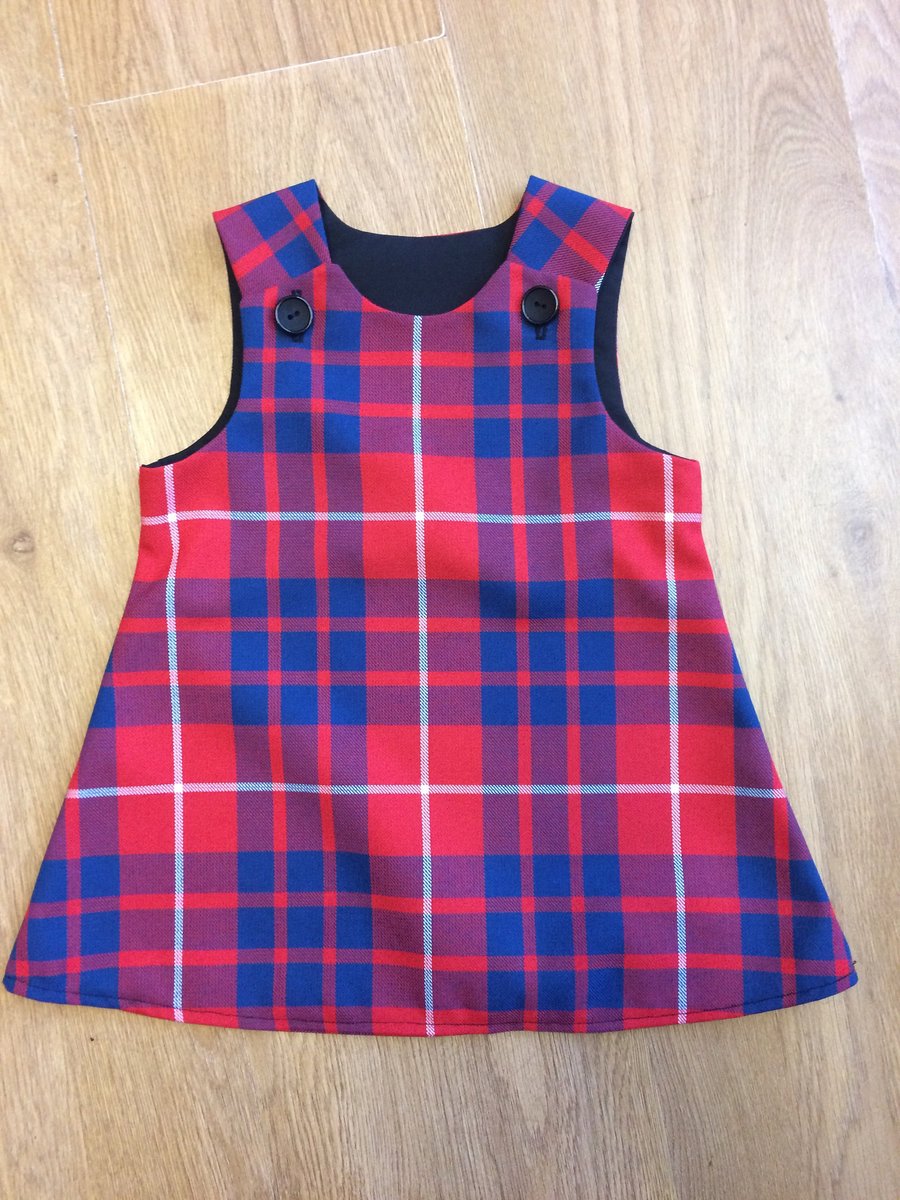 Hamilton Tartan Pinafore Dress