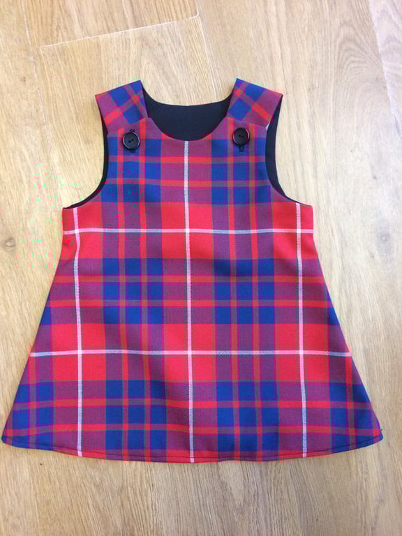Hamilton Tartan Pinafore Dress