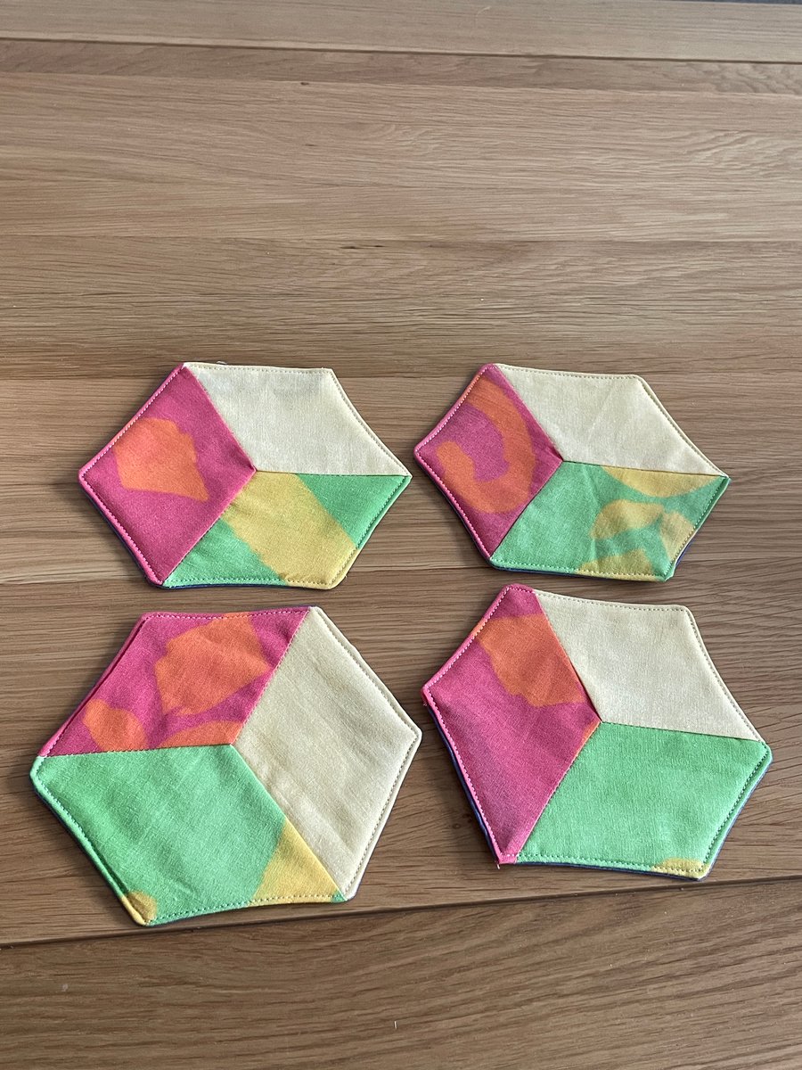 Handmade Quilted Fabric Coasters