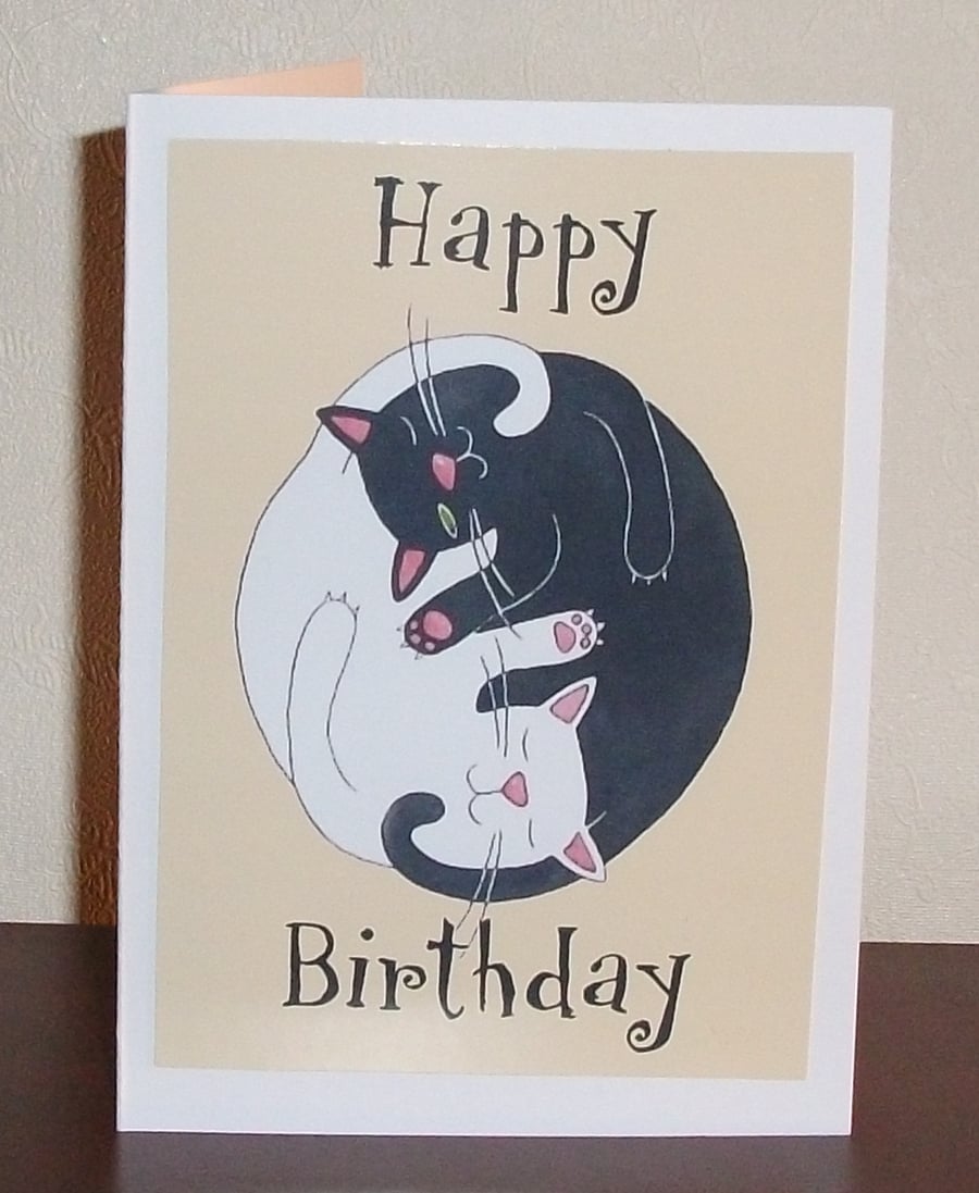cat birthday card, cat birthday card, cat birthday card