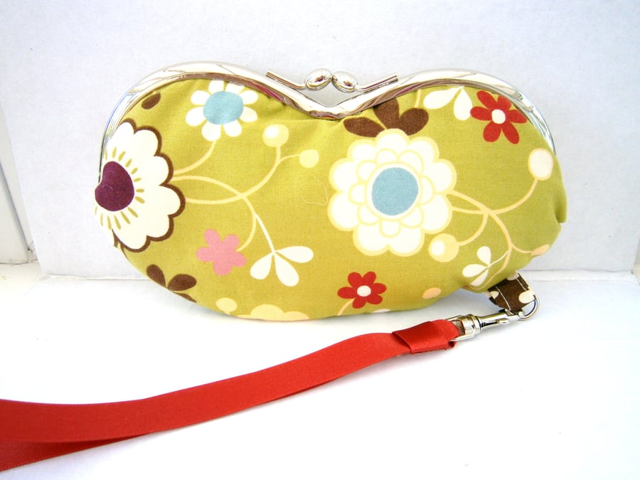 HALF PRICE SALE Glasses case wristlet