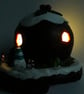 Handmade Polymer Clay Christmas Pudding Fairy House Ornament With Lights - Image 7