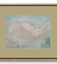 Barn owl colour drypoint  - Image 1