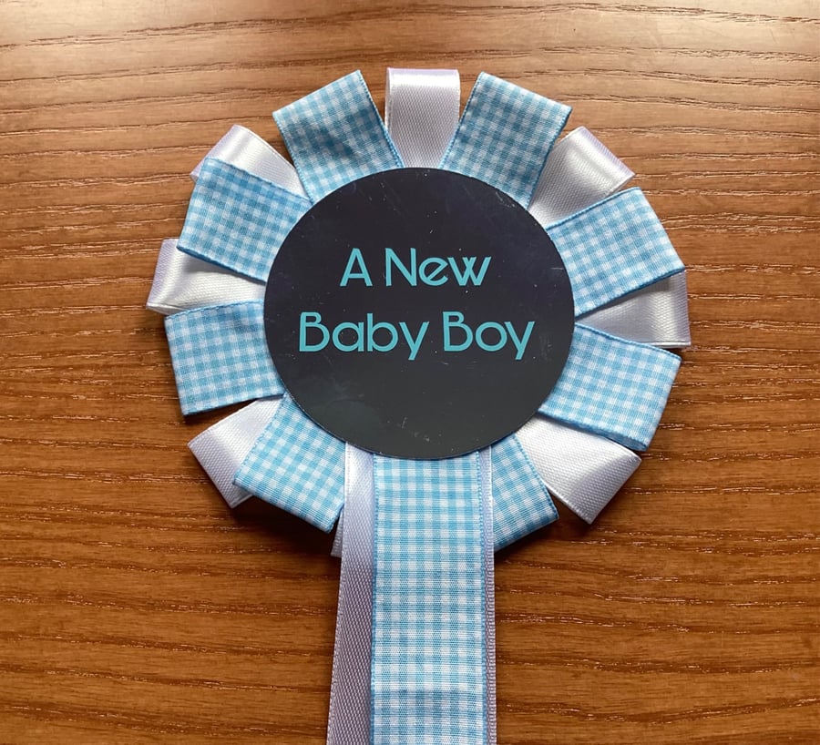 A New Baby Boy Rosette