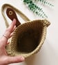 Light Green Crochet Crossbody Bag - Image 2