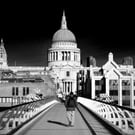 St Paul's Cathedral London Millennium Bridge Photograph Print