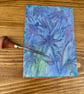 Hand-Printed Floral Linocut Card  - Image 3