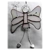 Fairy Angel Suncatcher Stained Glass white Christmas 018