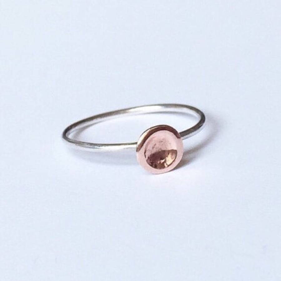 Copper dot ring