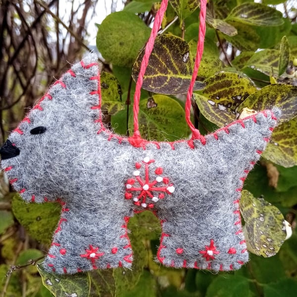 Dog Christmas Tree Decoration