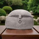 Stone Face Ooof Sculpture,  Hand carved into Sandstone Sea rock