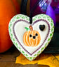 Ceramic pumpkin hanging decoration