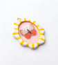 Tiny Butterfly Wall Hanging, Spring Insect Hanging - Image 2