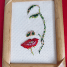 Gorgeous Bead Embroidery Floral Lady
