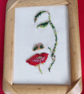 Gorgeous Bead Embroidery Floral Lady - Image 1