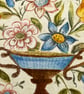 Antique button small original painting  - Image 4