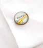 Personalised Map Cufflinks, Engraved Unique Custom Gift for Husband - Image 3