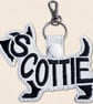 Scottie Dog Keyring - Dog Silhouette Word Art Accessory - Image 4