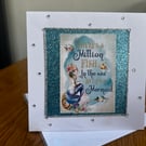 Handmade Mermaid card 