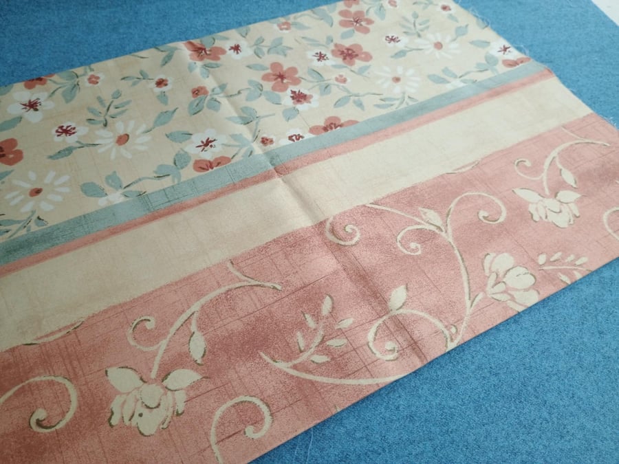 Vintage curtain fabric remnant - Mikado by Prestigious Textiles 