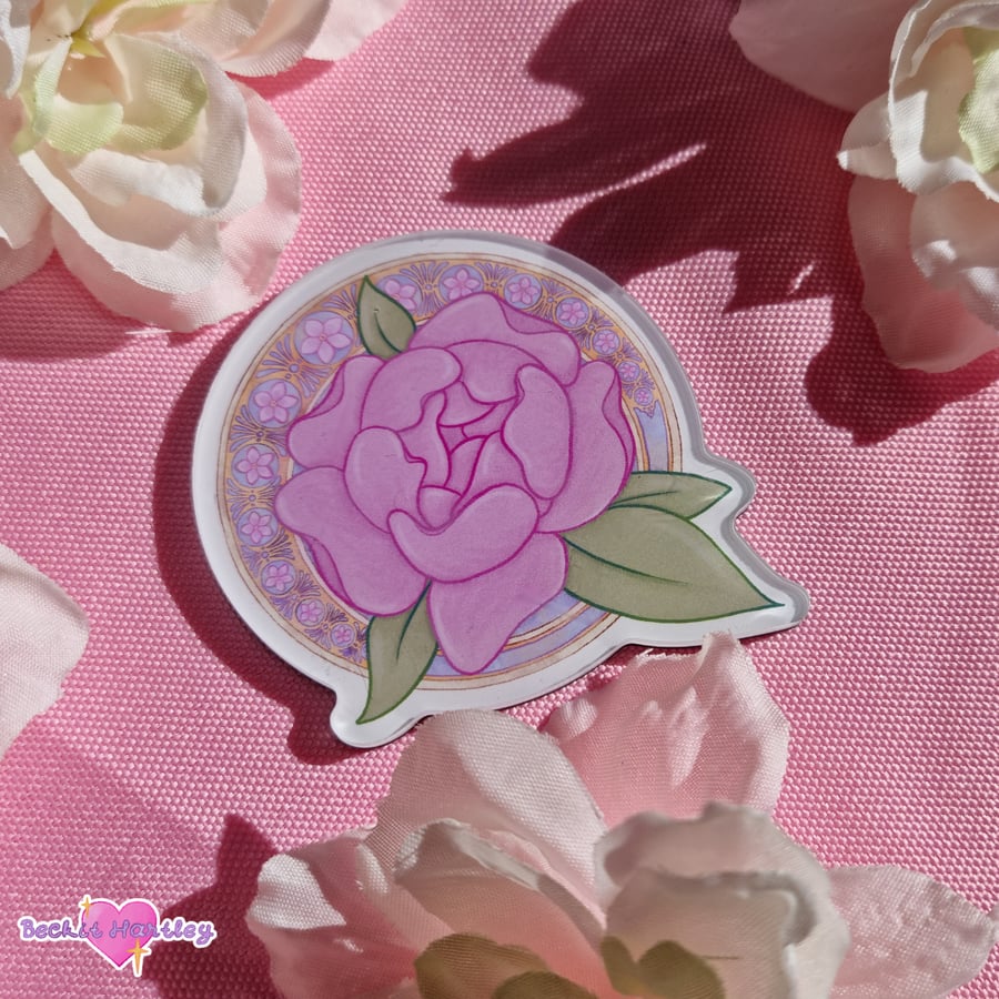 Spring Nouveau Fridge Magnet - Pastel Gifts - Magnet Home Accessories