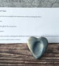 Clay Pocket Hearts, Worry Stones, Thumb Stones, Clay Hearts, Wedding Favours - Image 4
