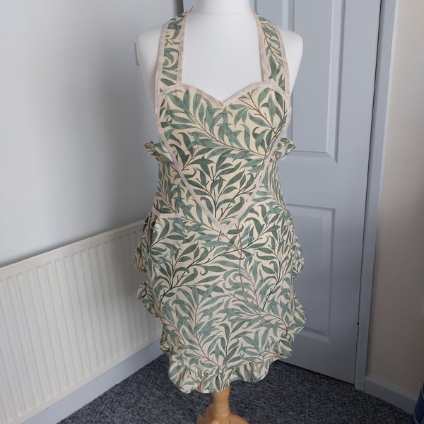 1940's retro style sweetheart apron 