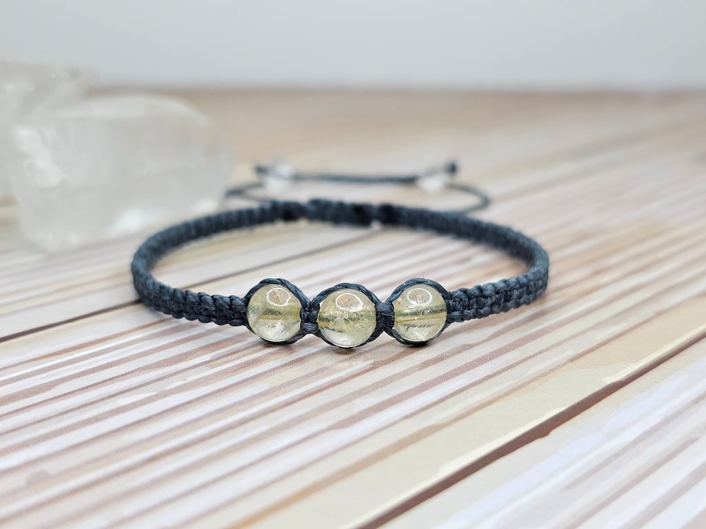 Citrine Shambala Bracelet