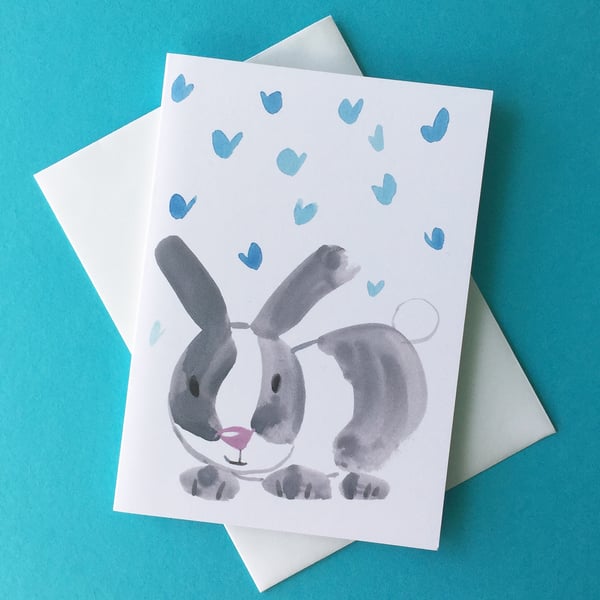 Baby Rabbit Card by Jo Brown