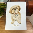 Custom Pet Portrait Hand Drawn