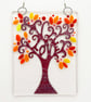 Fused Glass "Love" Tree Hanging - Handmade Glass Suncatcher - Image 2