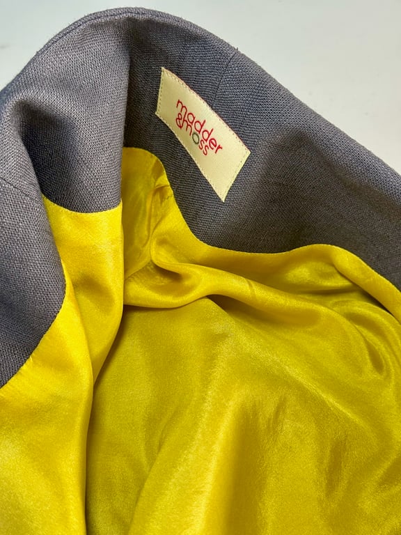 Naturally Dyed Silk-Lined Jacket