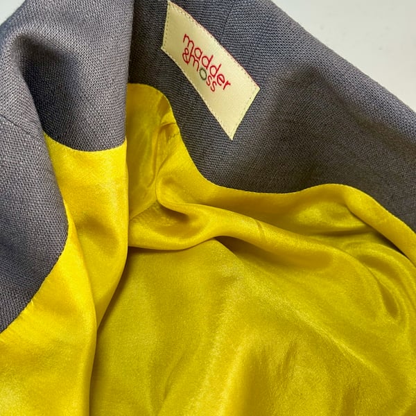 Naturally Dyed Silk-Lined Jacket