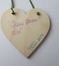 Bunny Rabbit Love Heart Cherry Blossom Original Painting 13.20 Limited Edition - Image 3