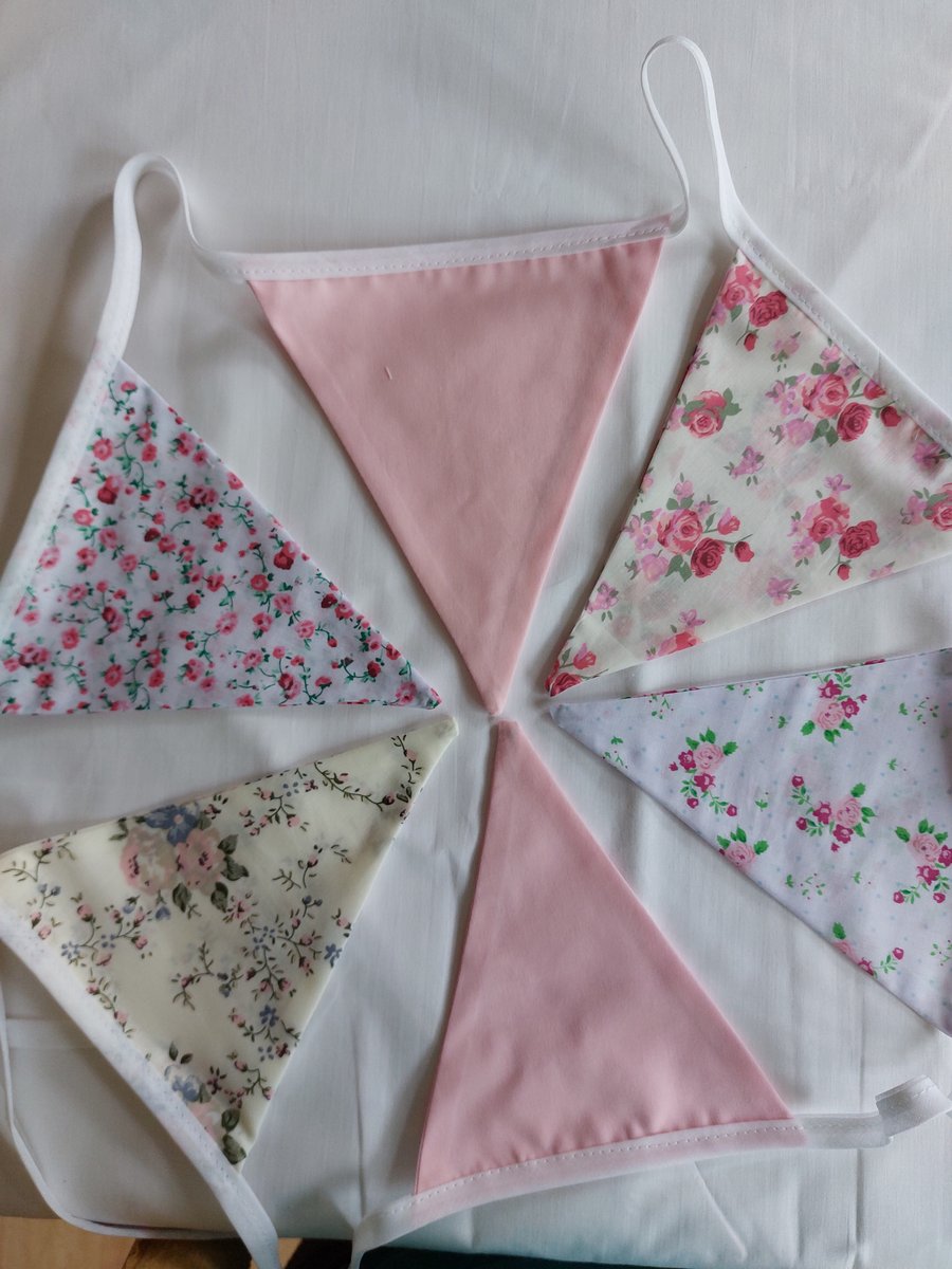 vintage floral bunting