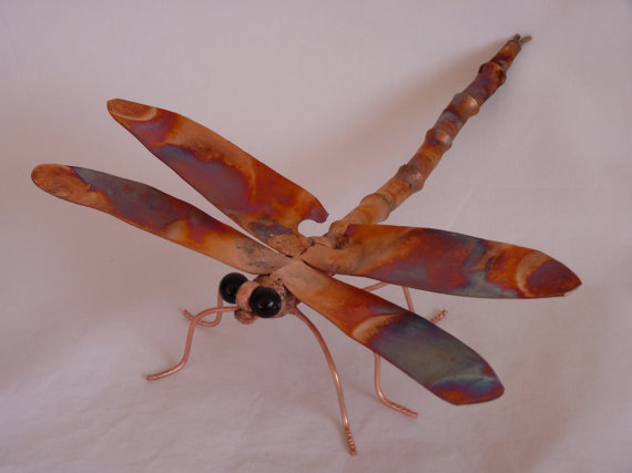 Copper dragonfly
