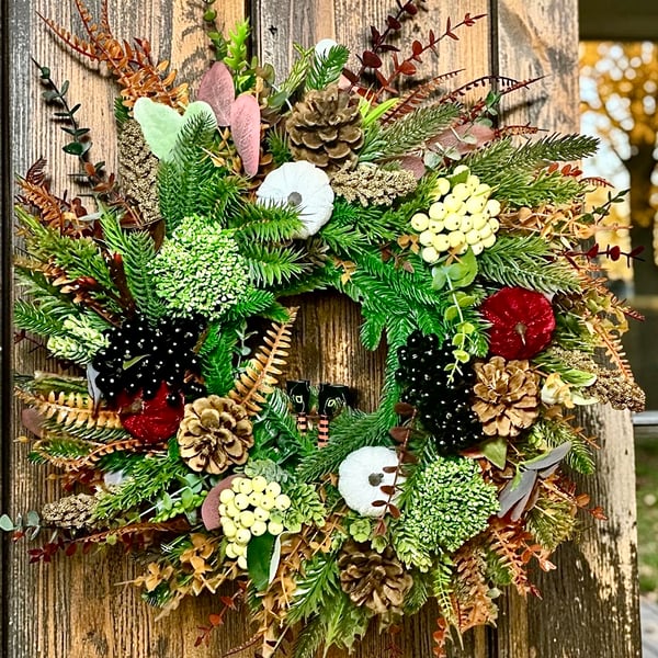 Enchanted Woodland Pumpkin Wreath