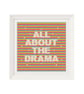 Cross Stitch Pattern - About The Drama - Pdf cross stitch design - Modern stripe - Image 2