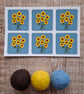 Sunflowers Envelope Stickers - Set of 6 - Image 2
