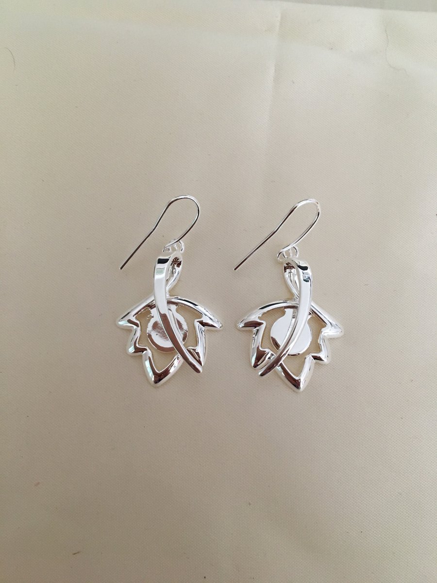 Maple Leaf Earring Setting - E10