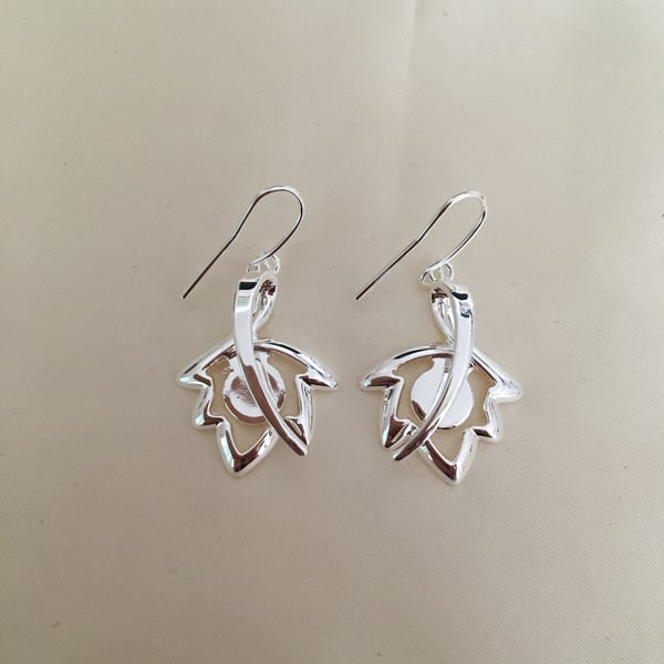 Maple Leaf Earring Setting - E10