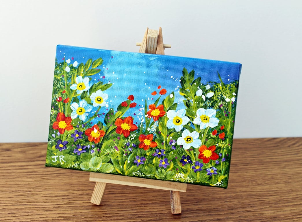 Original Easel Painting "Love my Garden" (Ref No 20)