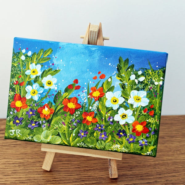 Original Easel Painting "Love my Garden" (Ref No 20)