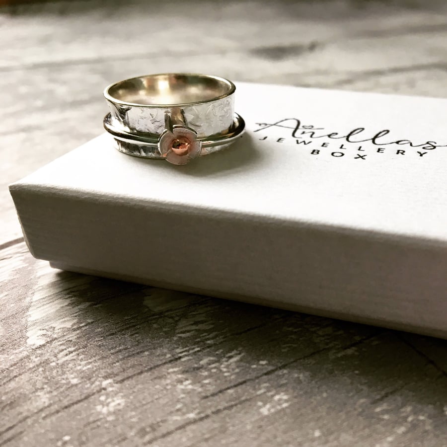 Thin hot sale spinner ring