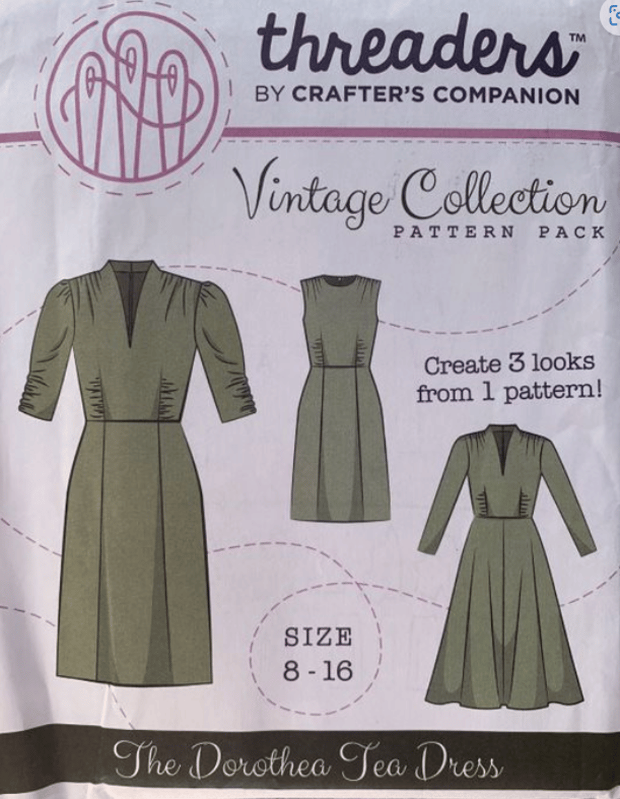 Threaders Sewing Pattern 3in1 Dorothea Tea Folksy